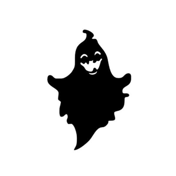 

10.7*15.4 interesting halloween decal cute ghost decor car sticker silhouette bumper window vinyl c16-2334
