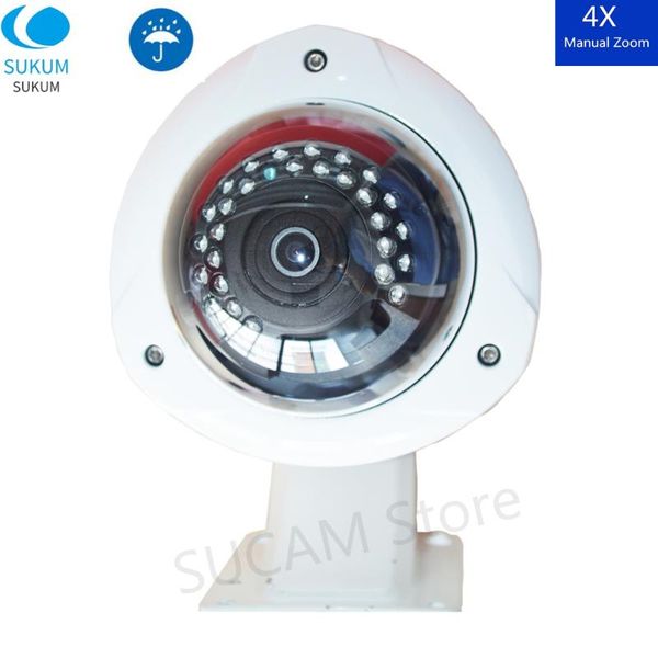 

cameras 5mp dome outdoor camera waterproof 2.8-12mm lens manual zoom osd menu ir night vision ahd security cctv
