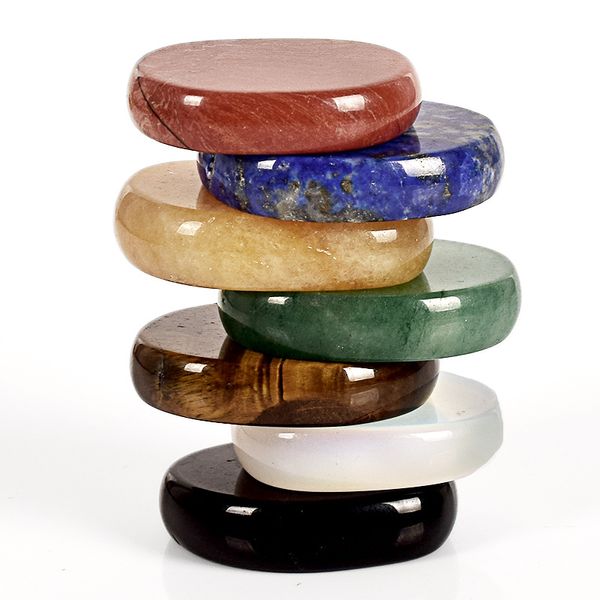 Natural Crystal Stone Party Favor Gem Parte Colorido Chakra Yoga Pedra Pedra DIY Artesanato Pingente