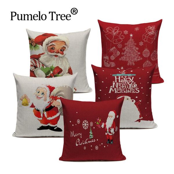 

cushion/decorative pillow 45cm*45cm christmas cushion cover xmas ambience square case sofa home gifts