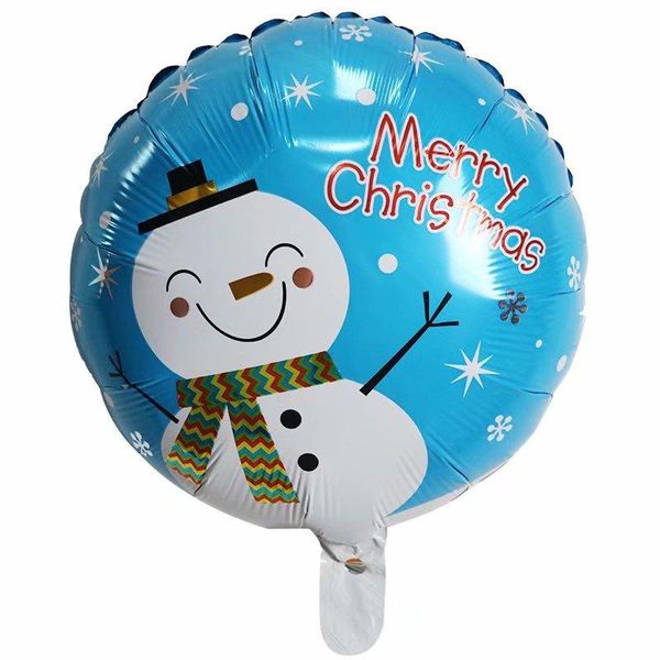 

10pcs new year 2021 balloons christmas party decoration santa claus snowman merry christmas foil balloon xmas kids toy supplies bbybxh