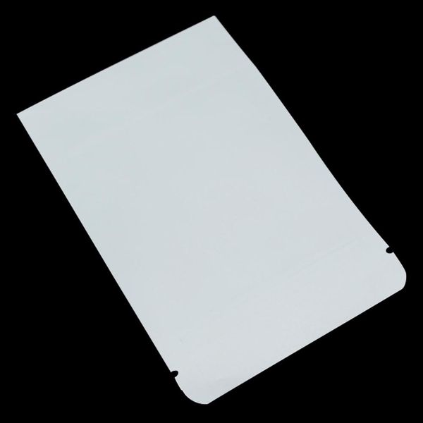 

50pcs 1524cm heat seal brown white kraft paper aluminum foil zipper package bag beans dried fruit packaging mylar pouch h jllwse