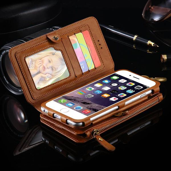 

case for iphone 11 pro max xs xr 5 c 6 s se 2020 7 8 plus hanging waist coque leather wallet phone shell cover bag