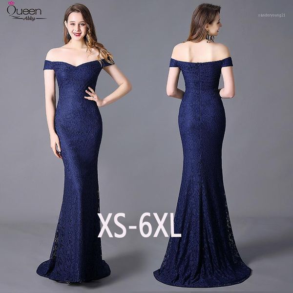 

party dresses sweep train lace evening long mermaid stretchy plus size queen abby robe soiree women wedding guest gowns1, White;black