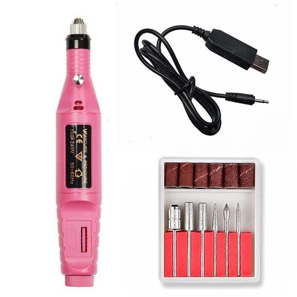 

electric manicure machine nail drill bits kit nail file nail art tool pedicure gel polish remover manicu qylnpu
