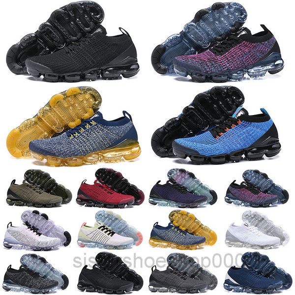 

2019 chaussures moc 2 laceless 2.0 casual shoes triple black designer mens women sneakers fly white knit cushion trainers zapatos yu3z