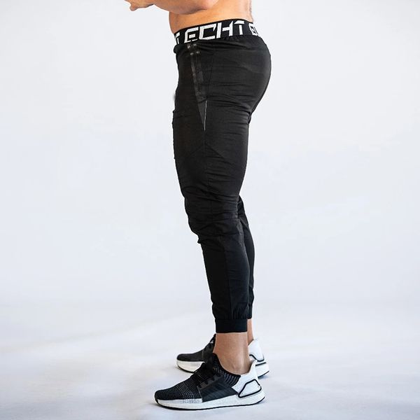 

solid jogging running pants men sweatpants quick dry gym sport pants men workout training trousers fitness tights sportswear c1118, Gray