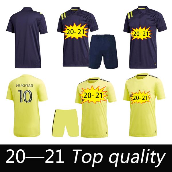

nashville sc soccer jersey 2020 2021 men 25 zimmerman 7 danladi 8 leal 4 romney 9 badji 14 rios lovitz football shirt kits, Black;yellow