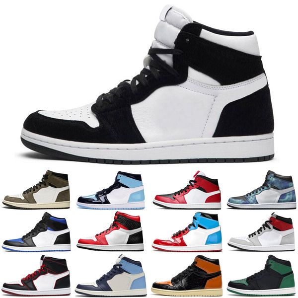 

discount jumpman 1 1s men women basketball shoes bloodline shadow fearless chicago gold toe mens trainers sport sneakers