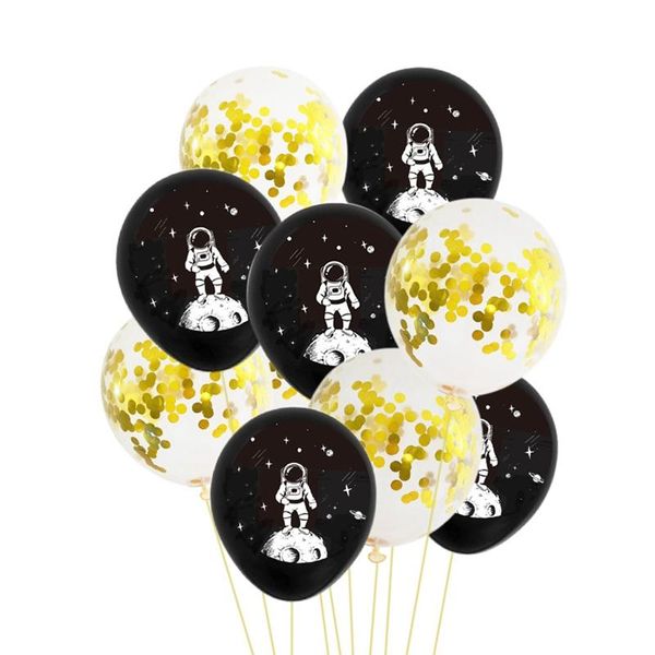

10шт космический космос астронавт воздушные шары галактика тема вечеринка детская вечеринка по случаю дня рождения благополучие счастливого