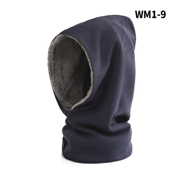 

2020 новый дизайн зимняя кепка шеи шарф кольцо унисекс женщин мужчины теплые вязальщики головы шарфы твердый толстый мех надувшись wmtzvu bd, Blue;gray