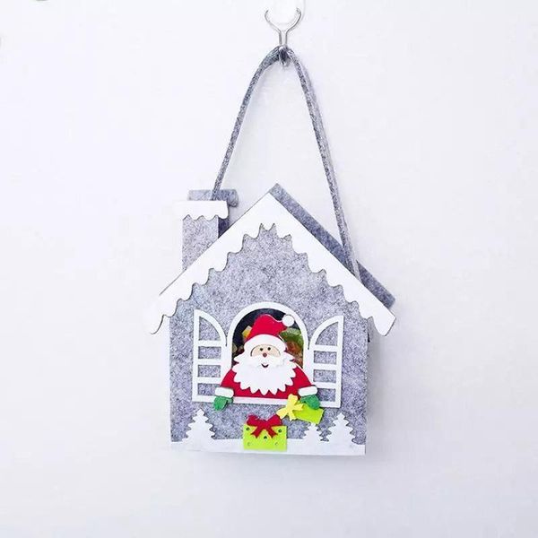 

felt christmas candy bag holder santa claus 2020 xmas gift bags for party