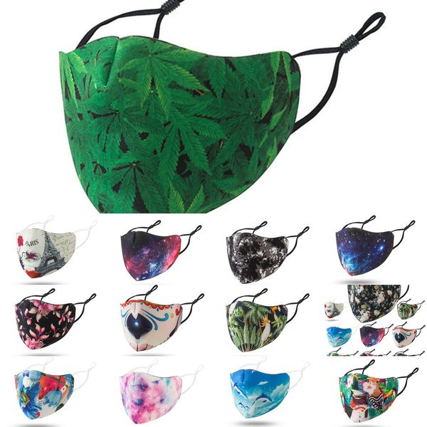 

designer fashion black face masks starry sky dustproof breathable reusable adjustable ear buckle mask 10 ns9qm