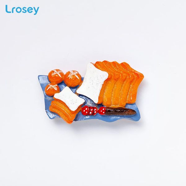 

egg bread fridge magnet home decoration accessories magnetic kitchen series tourist souvenir refrigerator magnets wmthfy