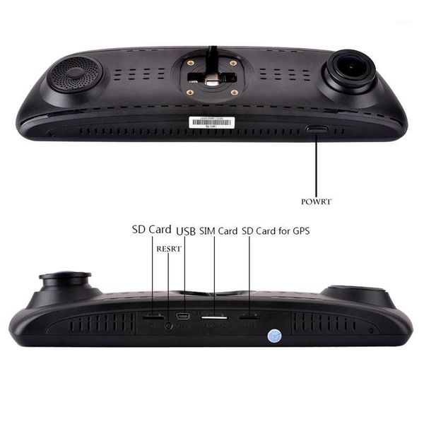 

car rear view cameras& parking sensors dash camera android 5.1 gps navigation digital 10 inch touch screen 4g wifi dvr remote monitor drivin