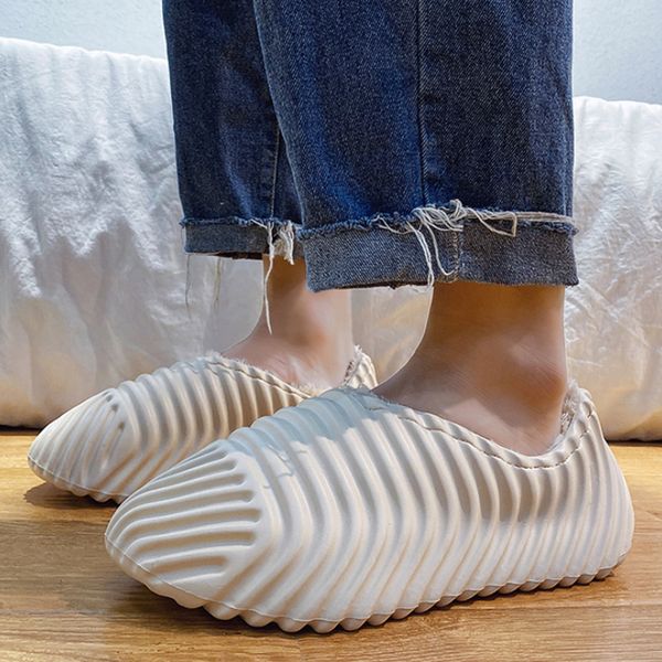 

fahion indoor slippers foam bone women mens slides sandals sliders platform house summer outdoor beach slipper size 39-45