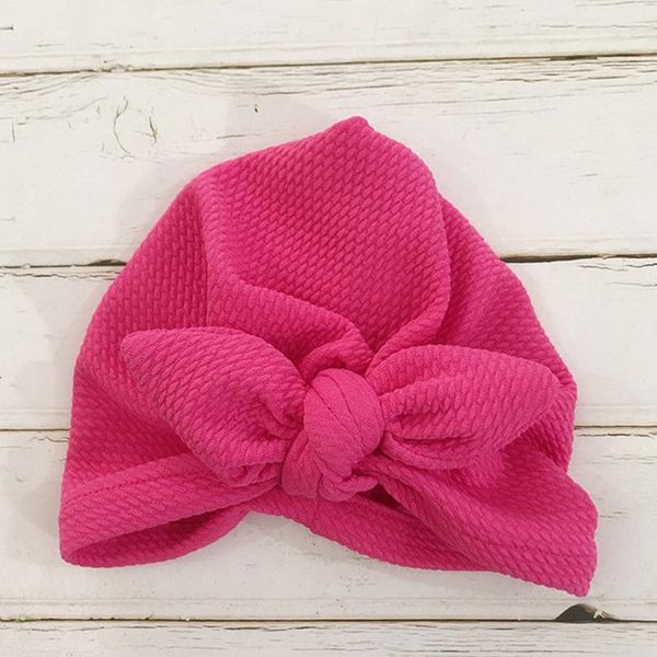 

2020 cute hats baby boys girls hats cotton soft turban twisted knot beanies hat caps for toddler kids newborn childre wmthvf, Yellow
