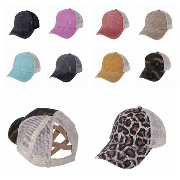 

buns ponytail baseball washed cotton messy summer trucker pony visor cap hat outdoor snapbacks caps party hats rryfn9