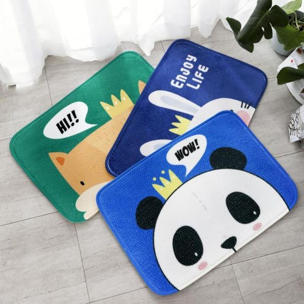 

40x60cm cartoon floor mat household door mat kitchen carpet bathroom door absorbent non-slip mats