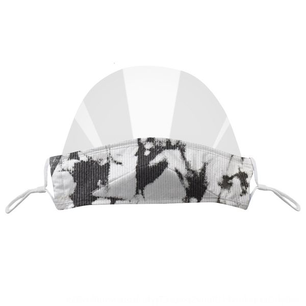 

k5enf printed screen tpu anti-fog transparent protection protective washable lip mask p