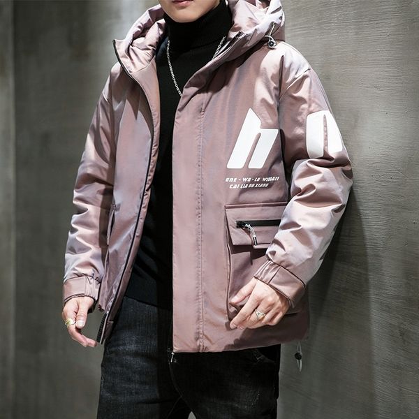 

zhgn cotton warm men solid long down winter jacket fashion wadded thicken design jacket fur hooded coat parkas, Black;brown