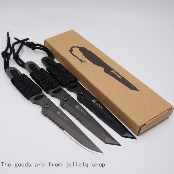 

quality hunting steel high stainless survival knife 3cr13 full tang fixed blade outdoor camping tools self-defense diving straight qynf slv
