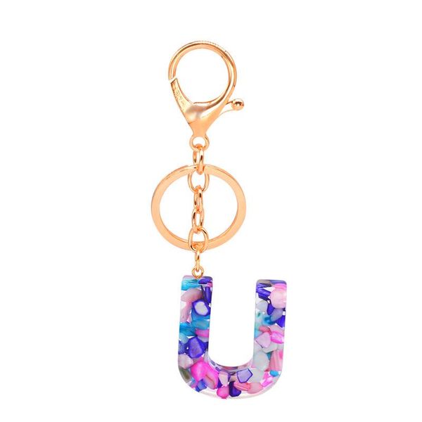 

simple acrylic 26 letter keychain acrylic couple keychain 26 letter pendant women keychain fashion jewelry bag accessories gift wmttzv