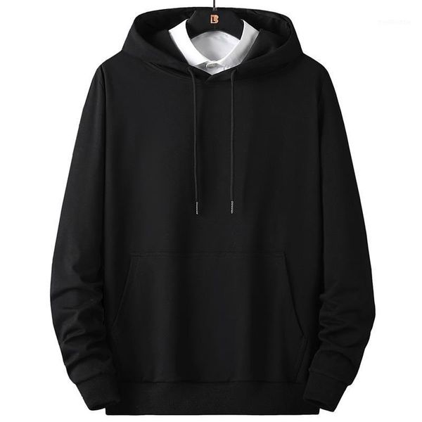 

2021 new men's sportswear fashion hoodie sweatshirt urban life casual colorful knit hoodie coat size m-5xl1, Black