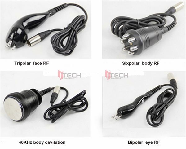 

40k cavitation handle for ultrasonic cavitation machine ru+6 5mhz radio frequency fat removal