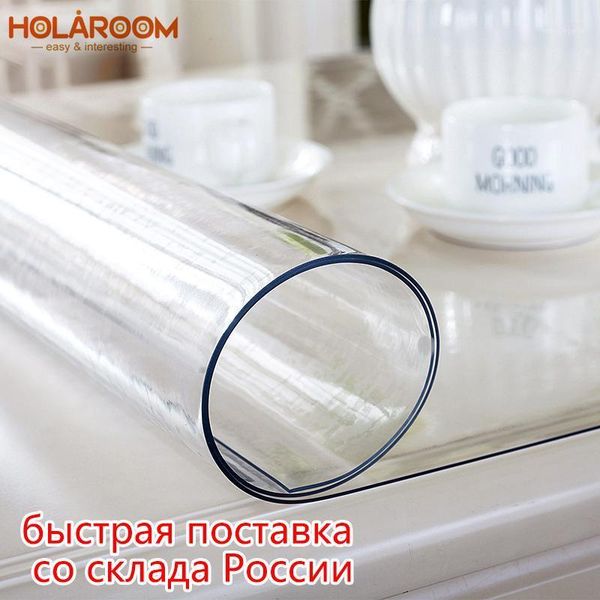 

soft glass tablecloth transparent pvc table cloth waterproof oil proof kitchen dining rectangular table cover matte clear 1.0mm1