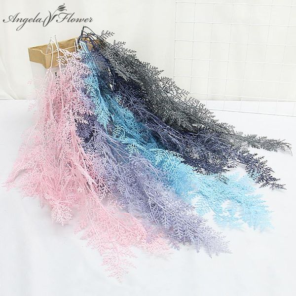 

115cm 3 branches artificial fog flower plastic fake flower plants room home decor wedding props wall materials wholesales