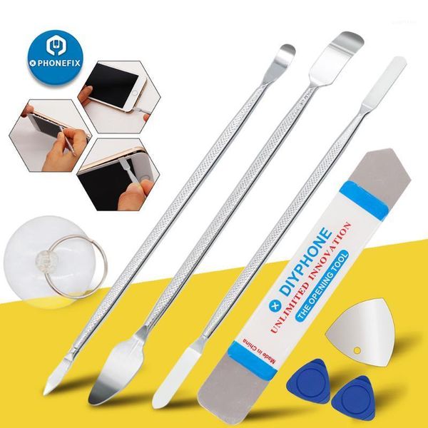 

mobile phone repair tools kit prying tool double heads spudger suction cup opening lcd screen phone watch repair hand tool set1