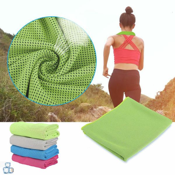 

cold cool towel outdoor instant cooling running enduring gym chilly pad ice sport jogging yoga 88*33cm