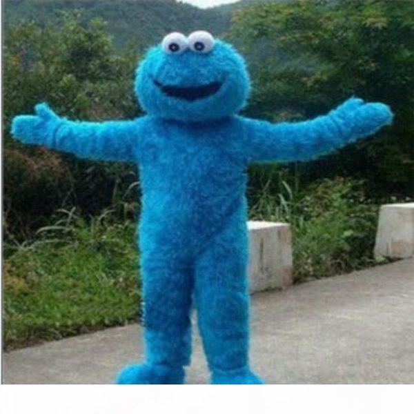 

sesame street blue cookie monster mascot blue elmo costume fancy dress size halloween ing, Red;yellow