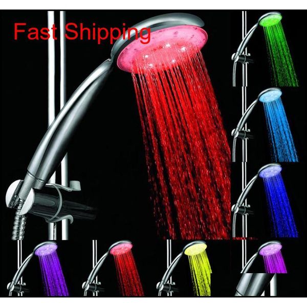

7 colors colorful matic jump changing water flow shower head bath faucet led handle wate jlldyz outbag2007