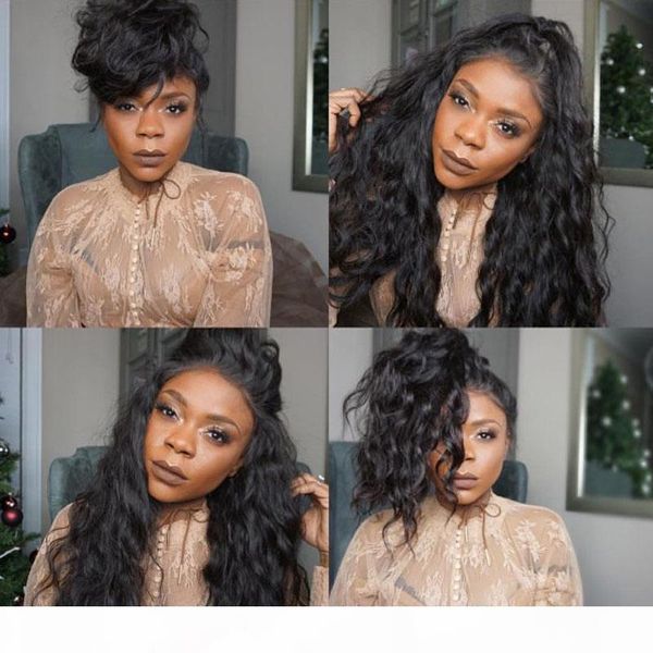 

100% brazilian human hair full lace wigs fastion hair curly glueless full lace wigs for black women lace front wigs with baby hair, Black;brown