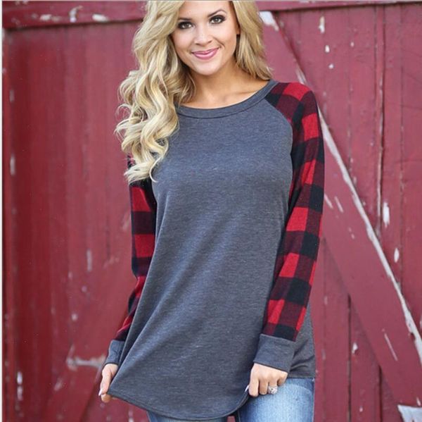 

big size women full sleeve shirts blouse vintage round neck loose blouse shirt casual leopard patchwork leisure blouse, White