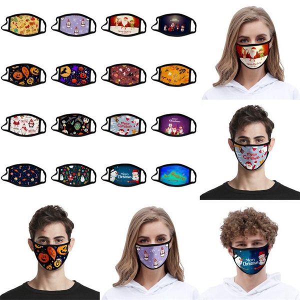 

factory7xuvkids 17 adults color halloween christmas anti dust reusable washable mouth cover xmas face masks 500pcs t1i230