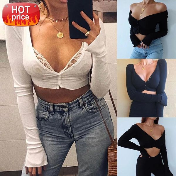 

New Womens Casual Button Short Sleeve Knitted Cardigan Crop Top Knit Sweater Summer Sexy Short Soft Tops #IK46, White