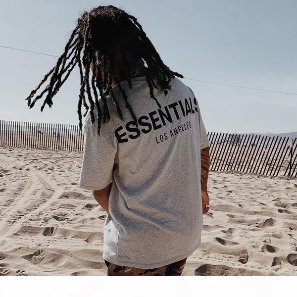 

19fw 3m reflective tee los angeles short sleeves men women summer casual street skateboard t-shirt hfymtx612, White;black