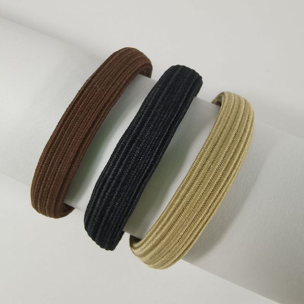 

2020 luxury classic fashion symbol elastic hair rope 3 colors hair ties printed c rubber bands suit bracelets hair band for vip gift 30pcs, Pink