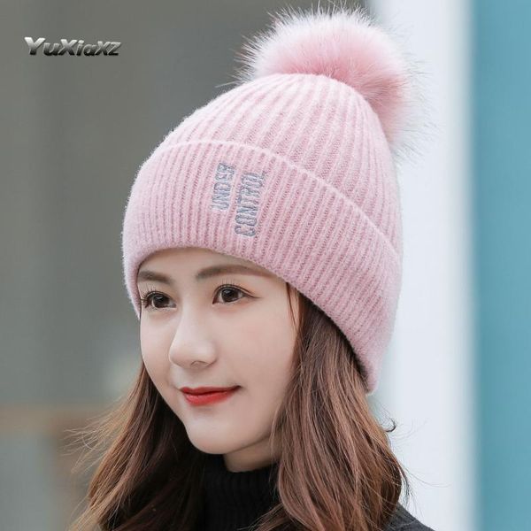 

новая вышитая буква зимняя шляпа корейская леди милая теплая шляпа мода вязаные шерстяные теплые шляпы для женщин, Blue;gray