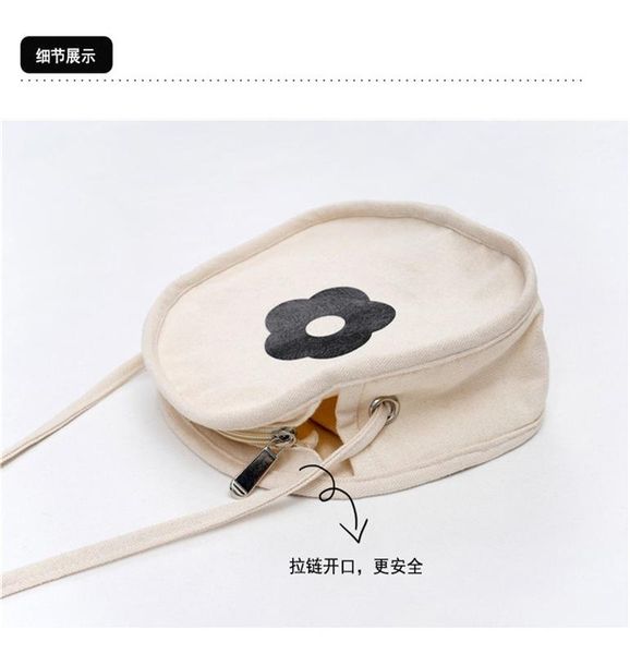 

yile cotton canvas zipped cross body coin phone bag print mini sunflower a194 yile cotton h wmttqn