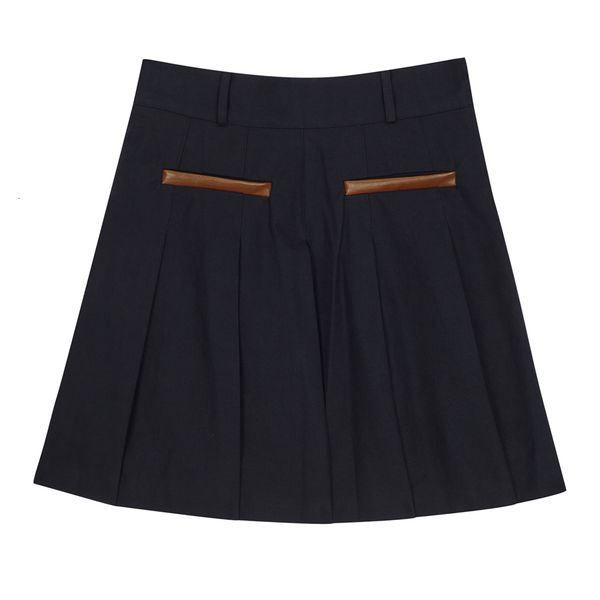 

2021 match sets of large feminine dimensions wide single-sided solid breasted shredded collar women's waist jackets plied mini skirt vu, Gray