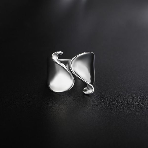 

beautiful valentine's gift silver ring cute noble pretty fashion wedding silver color women lady ring jewelry lr076 h sqccof