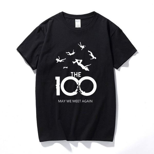 

summer fashion t-shirt men women t shirts 100 tv show may we meet again harajuku cotton casual short sleeve, White;black