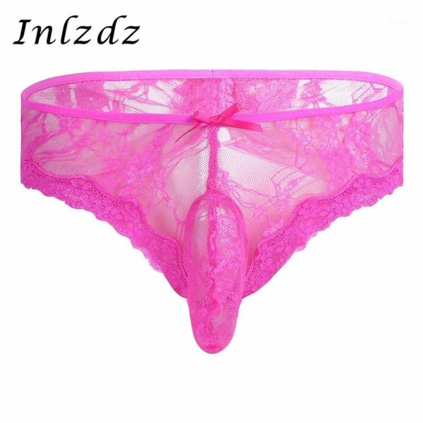 

mens gay lingerie underwear lace see-through open bubikini briefs transparent exotic underwear male panties for sex1, Black;brown