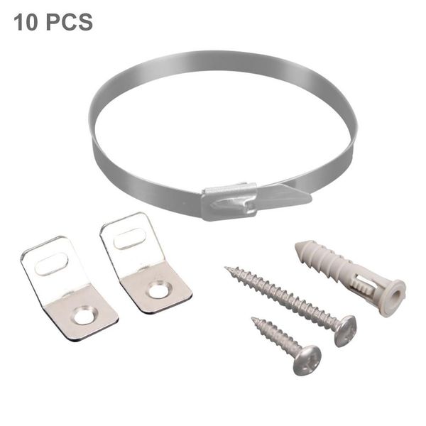 

10 комплектов мебельные ремни детские проверки нержавеющей стали коррозионные защиты мебели якоря комплект для книжной полки и комода jllmea