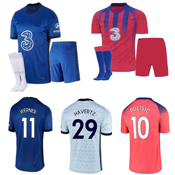 

020 2021 kante abraham mount lampard odoi jorginho pulisic soccer jersey 20 21 giroud willan +kids socks football shirt, Black;yellow