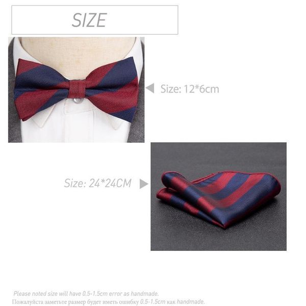 

men bow tie cravat set stripe business necktie fashion ties for mens party gift wedding shirt accessories formal dres qylpib, Black;gray